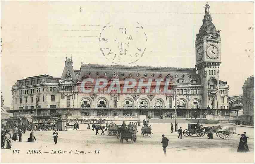CPA Paris La Gare de Lyon 