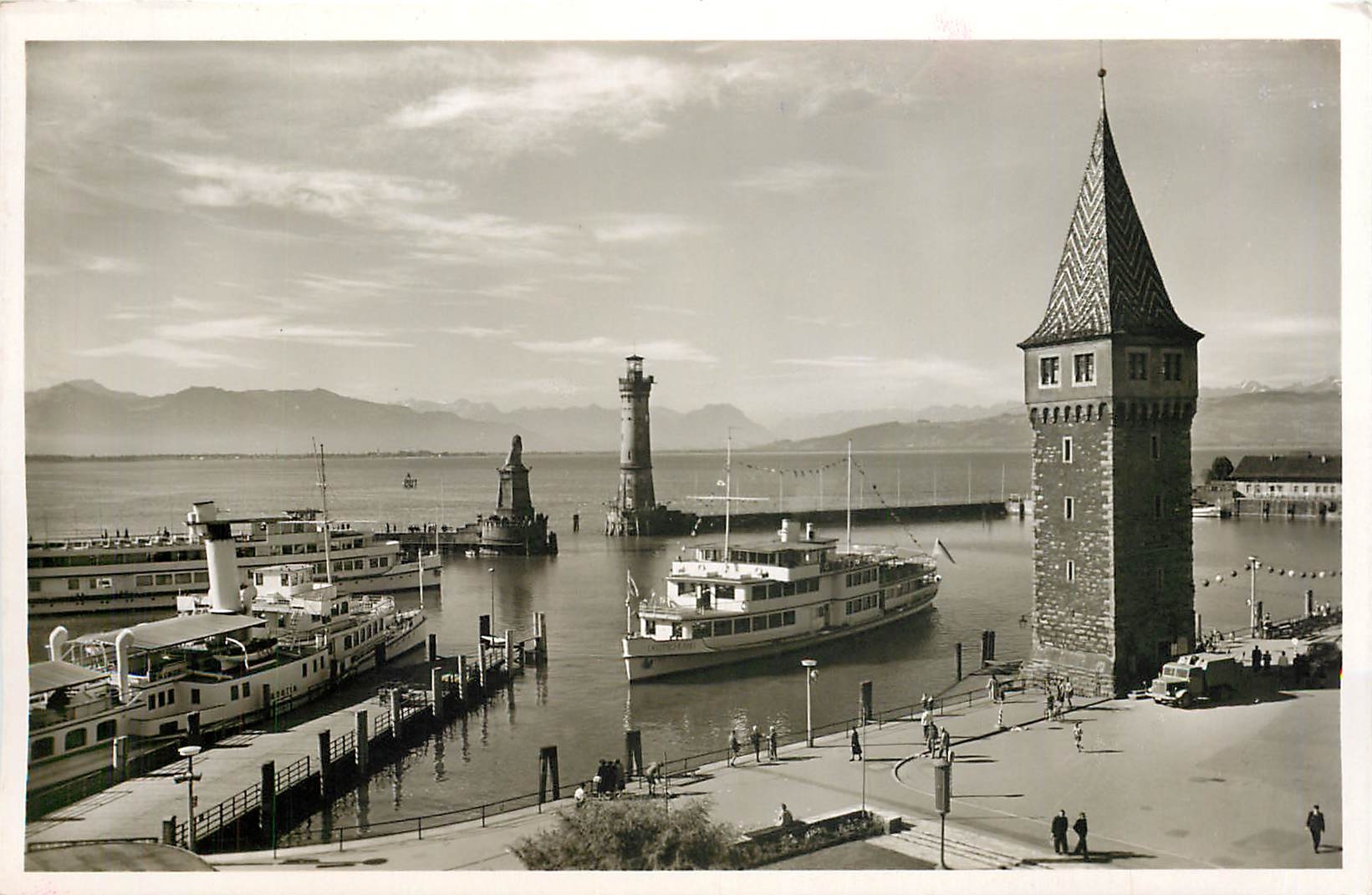 CPM Lindau am Bodensee Hafen Bateau