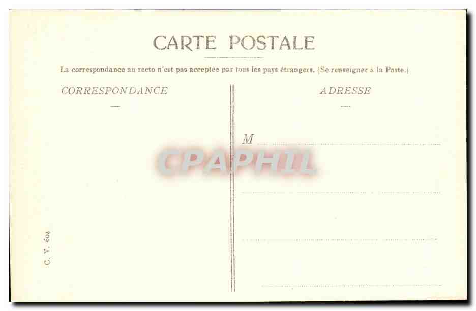 Grenoble CPA Le quai Perriere et les Forts — Rückseite