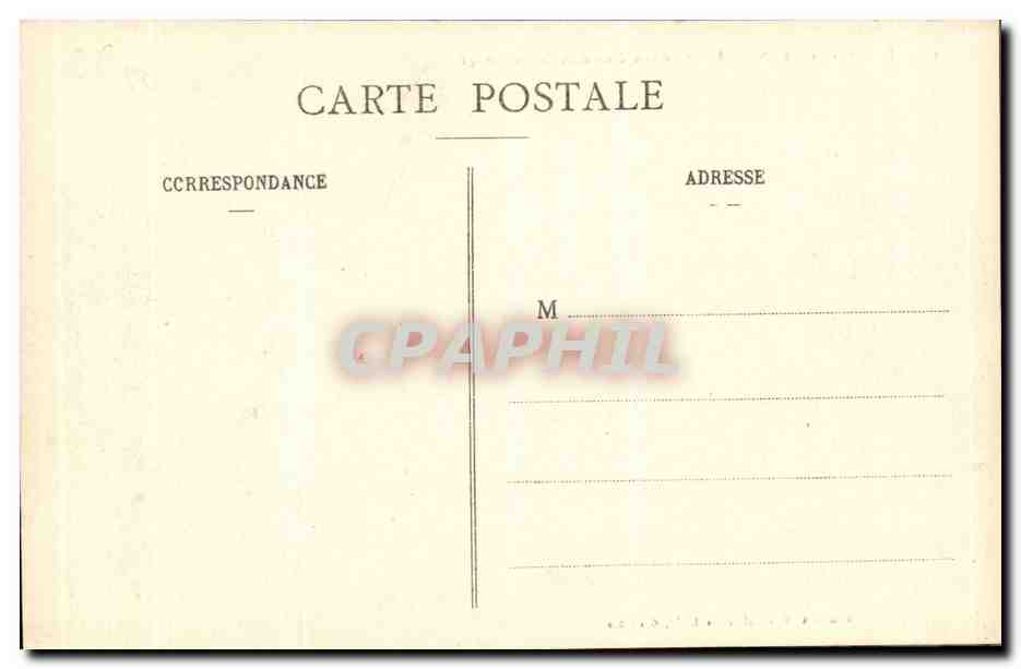 Environs de Grenoble CPA Chateau des Cotes de SAssenage — Rückseite