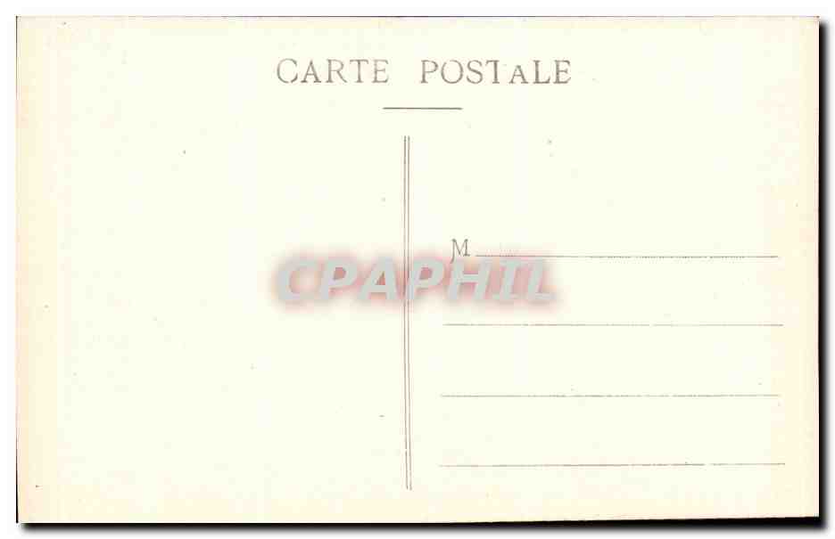 SAssenage CPA Interieur des cives Escalier — Rückseite