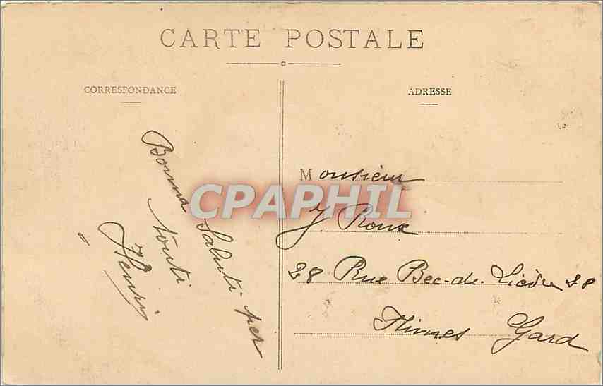CPA Dijon - Porte Guillaume — Verso