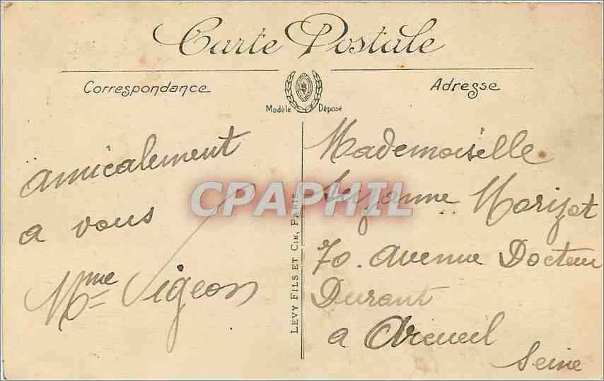 CPA Royan - La Grande Conche et le Casino — Rückseite