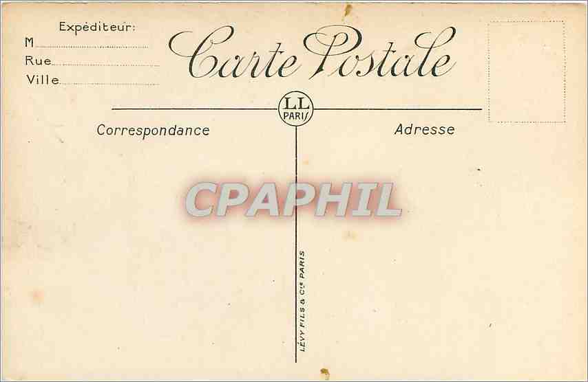 CPA Bordeaux - Monument des Girondes — Verso
