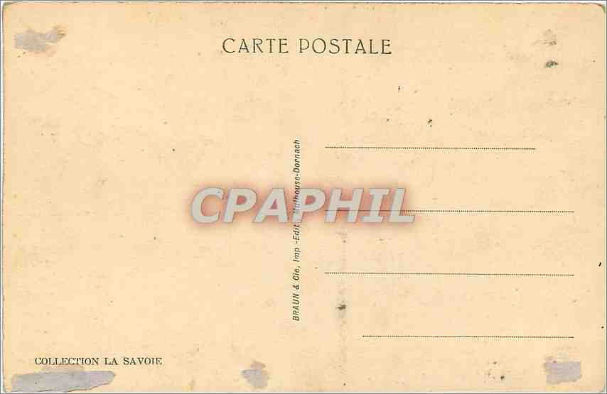 CPA Mont-Saxonnex - Vallee de l'Arve et Massif du Mole — Rückseite