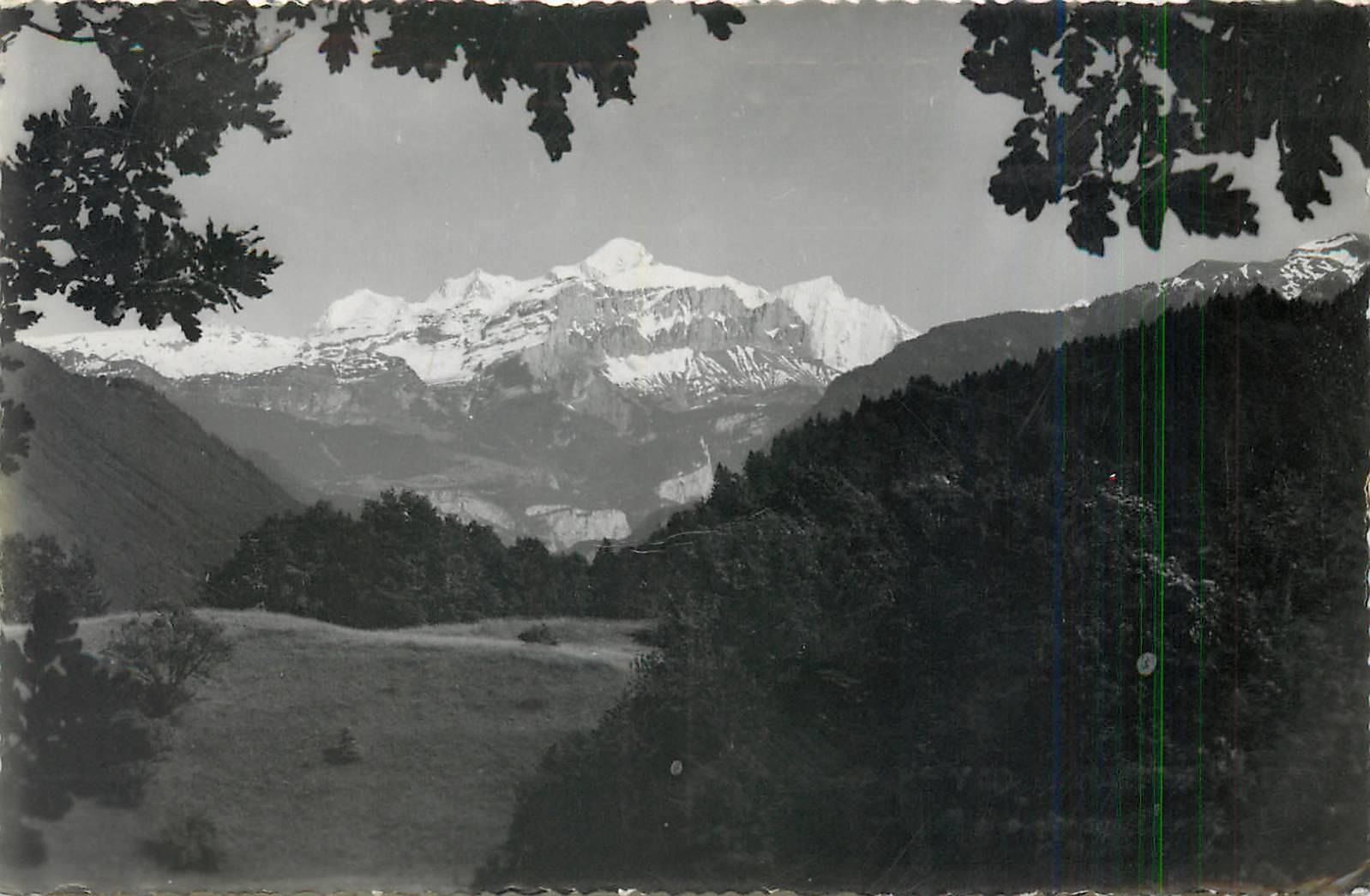 Le Mont-Blanc vu de la Ravoire — Saint-Jeoire-en-Faucigny (Hte-Savoie) — Rubín-Delanchy