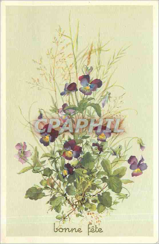 CPA Bonne Fete Fleurs