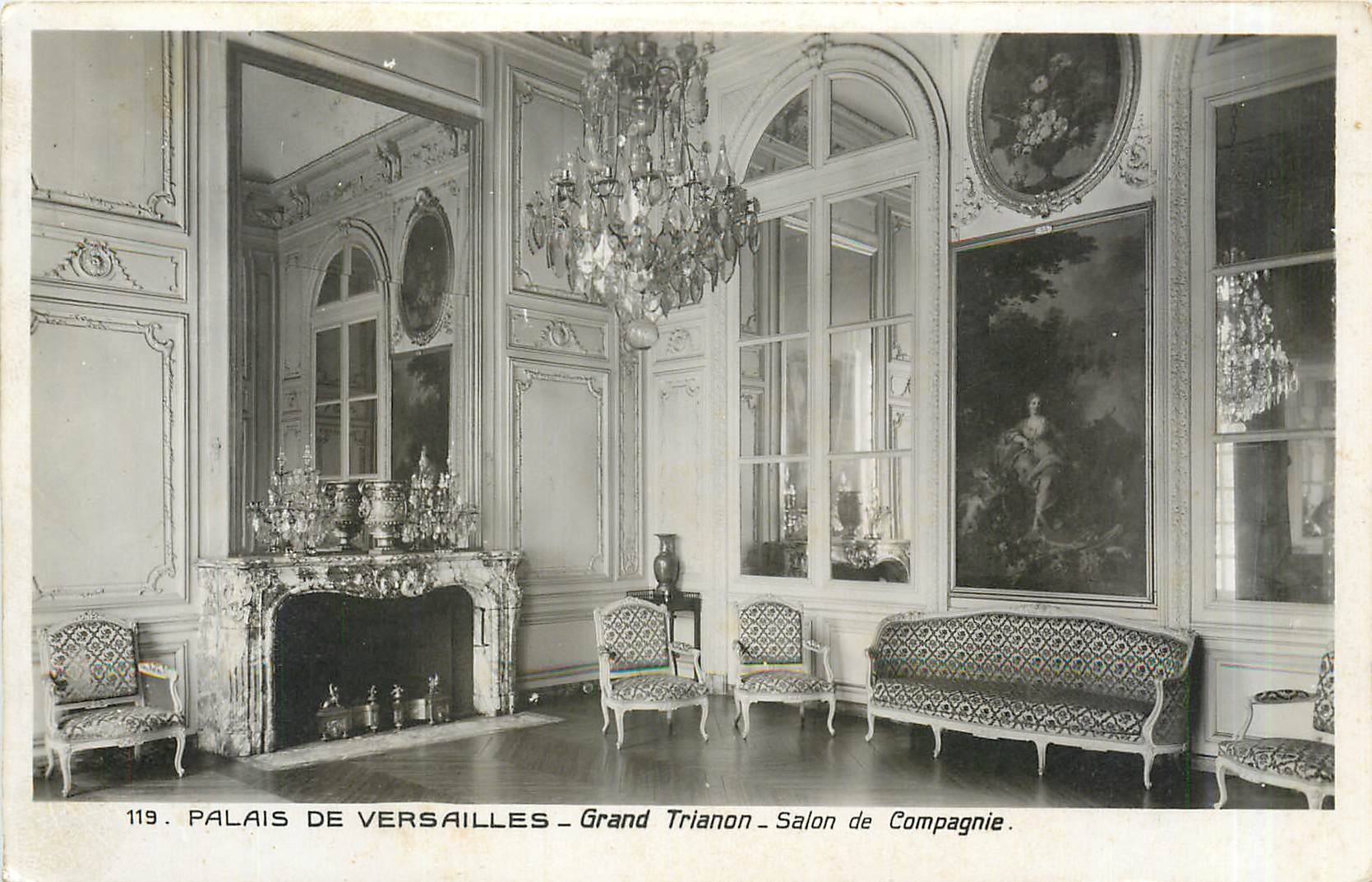 CPA Palais de Versailles - Grand Trianon - Salon de Compagnie