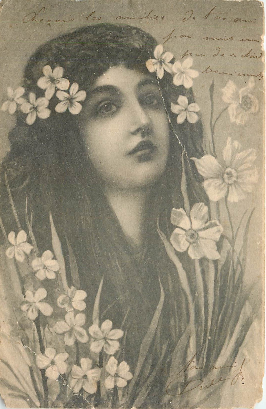 CPA Femme 