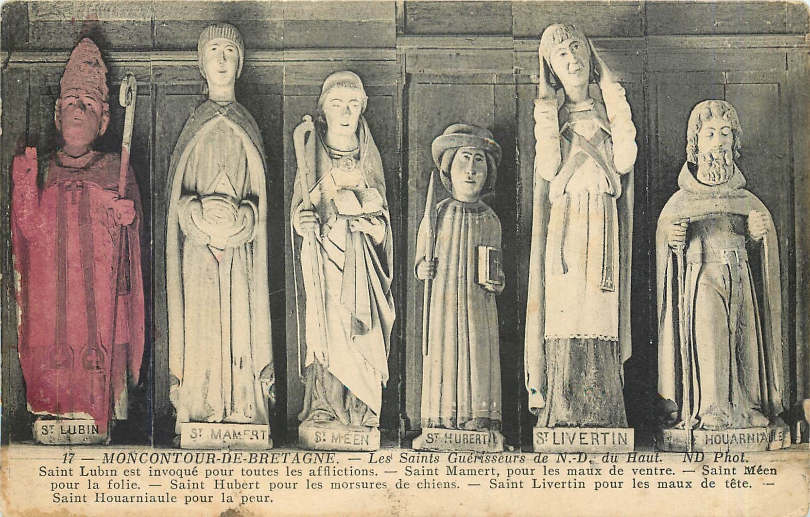 CPA Moncontour-de-Bretagne - Les Saints Guerisseurs de N.-D. du Haut