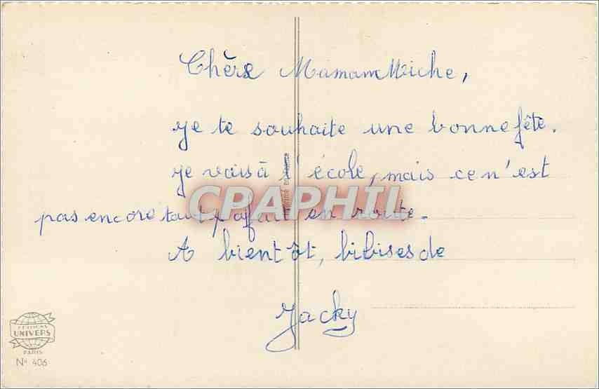 CPA Bonne Fete Chats Chatons — Rückseite