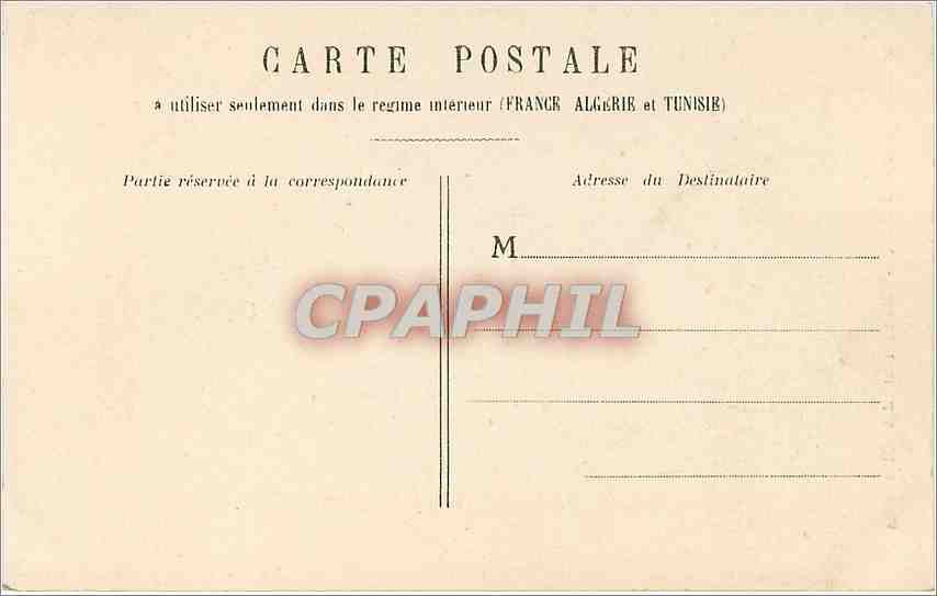 CPA Bordeaux - Monument des Girondins — Verso