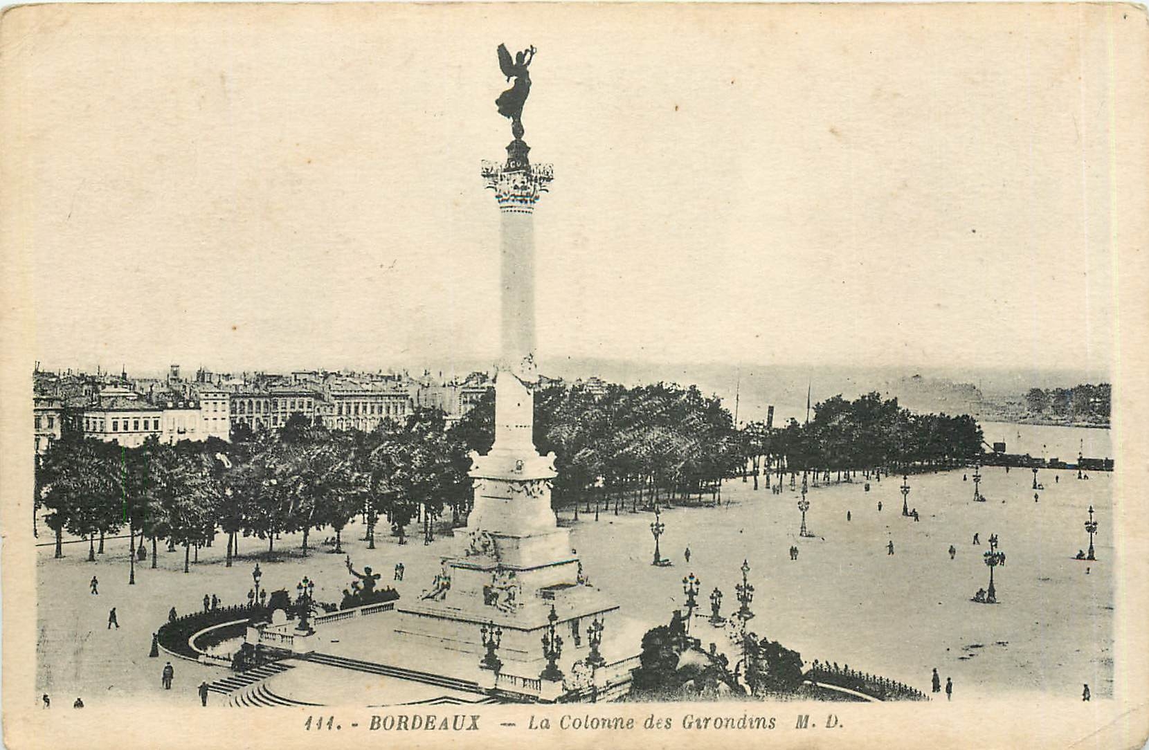 CPA Bordeaux - La Colonne des Girondins