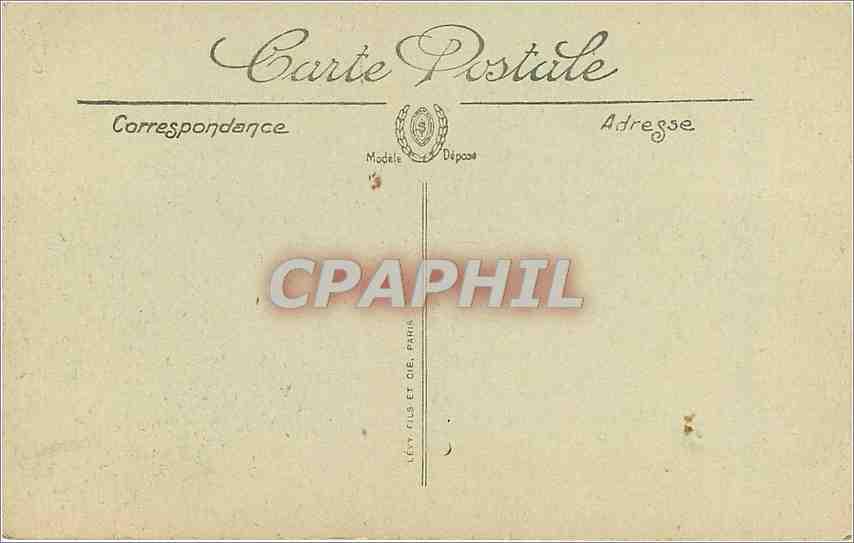 CPA Bordeaux - Monument des Girondins — Verso