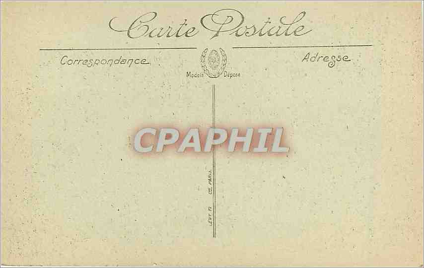 CPA Bordeaux - Monument des Girondins — Verso