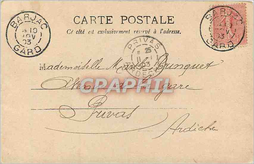 CPA Enfant — Rückseite