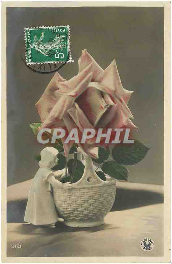 CPA Fleurs Santon
