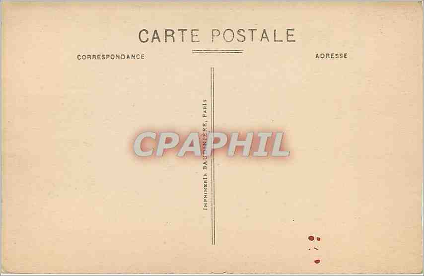 CPA Paris - Hotel Lamoignon Rue Pavee — Rückseite