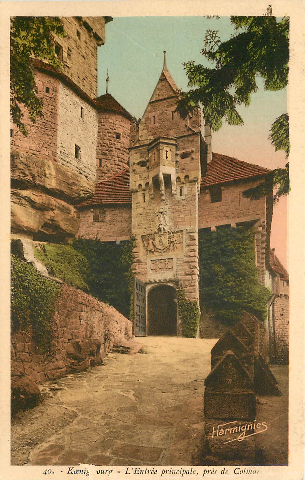 CPA Koenigsburg - L'Entree principale pres de Colmar