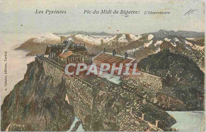 CPA Les Pyrenees Pic du Midi de Bigorre: L'Observatoire