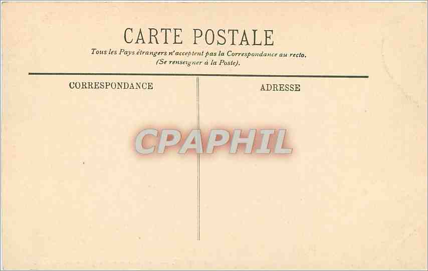 CPA Pau - Le Chateau vu du Jurancon — Rückseite