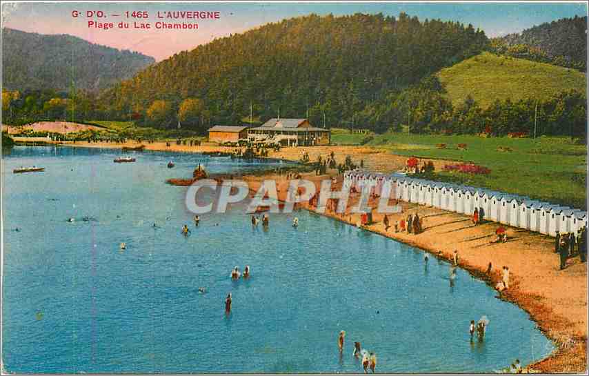CPA L'Auvergne Plage du Lac Chambon