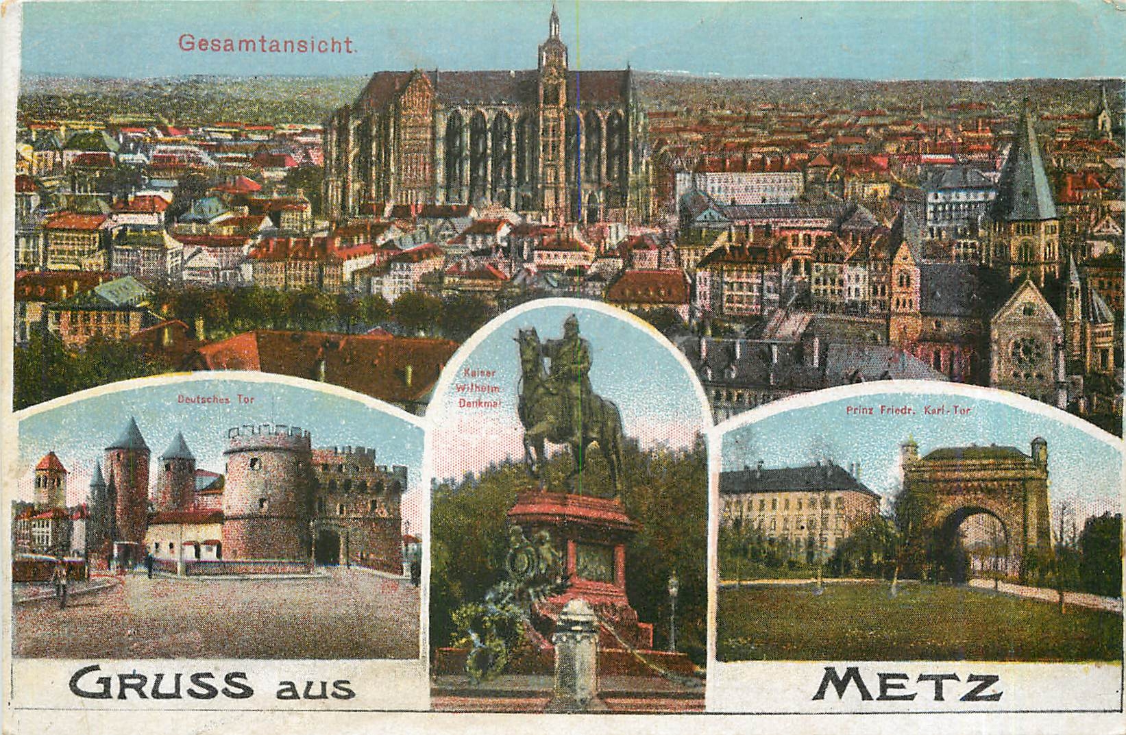 CPA Gruss aus Metz