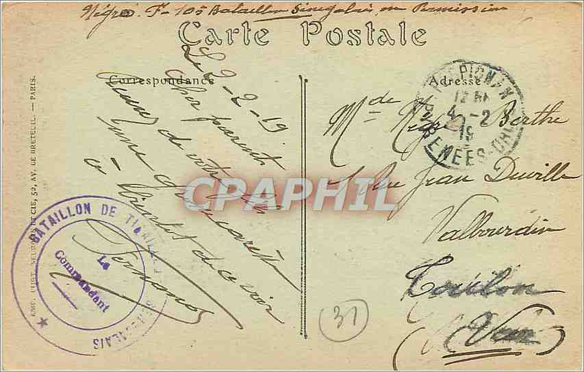 Toulouse — La Rue de Melz, vue prise de la Place d'Assézat — ND. Phot. — Verso