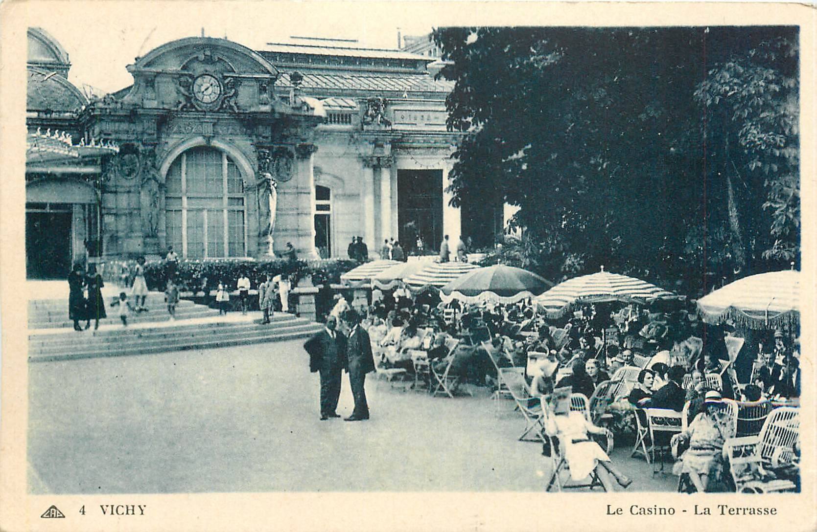 CPA Vichy Le Casino - La Terrasse