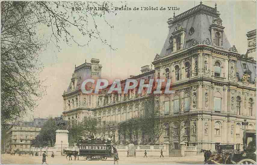 CPA Paris - Palais de l'Hotel de Ville