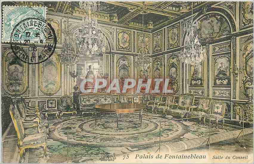 CPA Palais de Fontainebleau Salle du Conseil