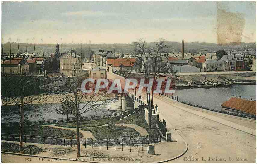 CPA Le Mans - Le Pont et la Sarthe