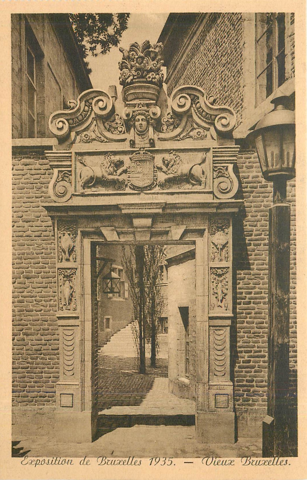Porte des Potsonniers — Exposition de Bruxelles 1935 — Édit. Gerbaud
