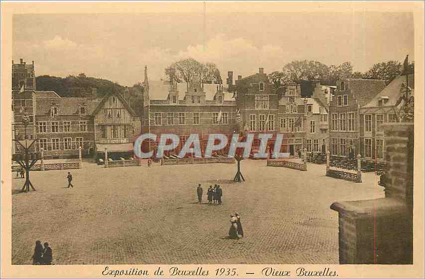 Place des Bailleux — Vue sur l'Hôtel de Rubempré — Edit. Gerbaud, 109, Exposition de Bruxelles 1935