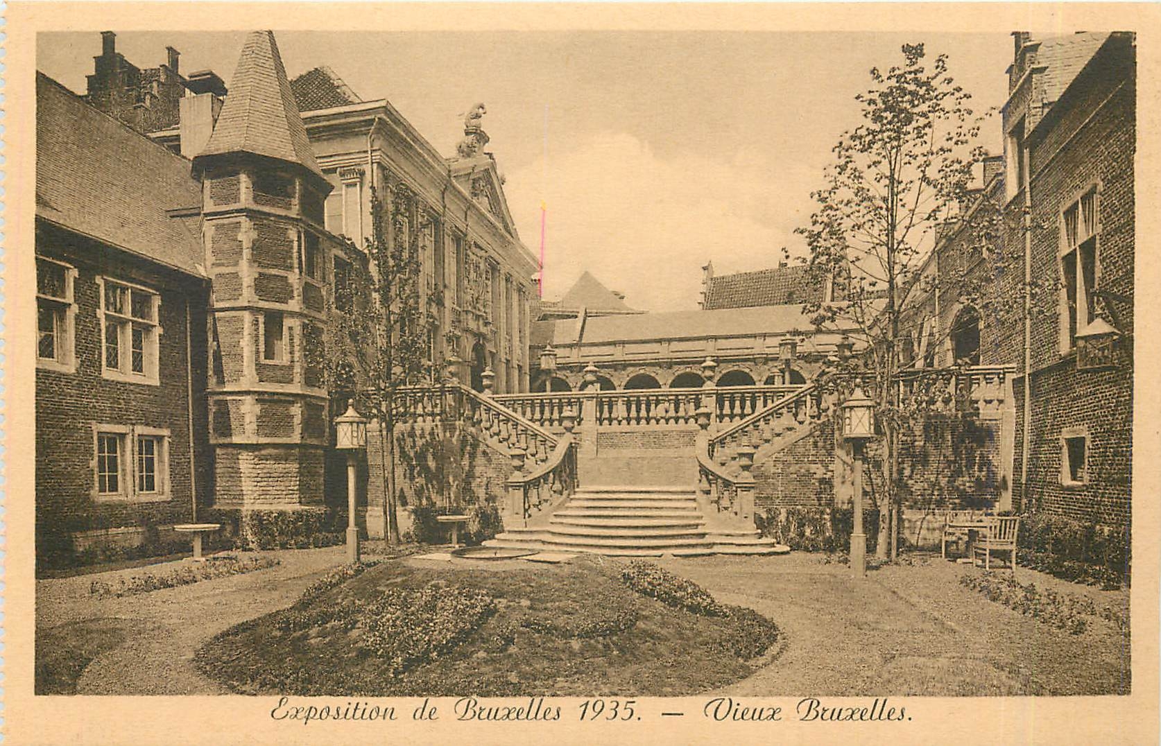 Vieux Bruxelles — Exposition de Bruxelles 1935 — Maison de Bellone