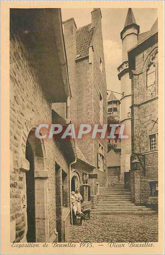 Vieux Bruxelles — Exposition de Bruxelles 1935 — Éditeur Gerbaud, n°109