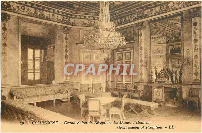 CPA Compiegne - Grand Salon de Reception des Dames d'Honneur