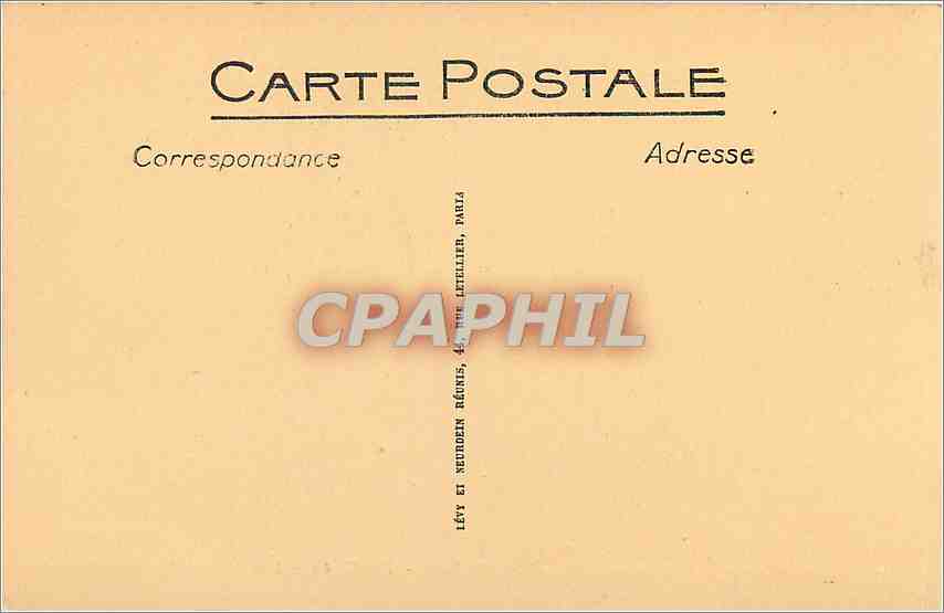 CPA Compiegne - Le Chateau - Facade sur le Parc — Rückseite