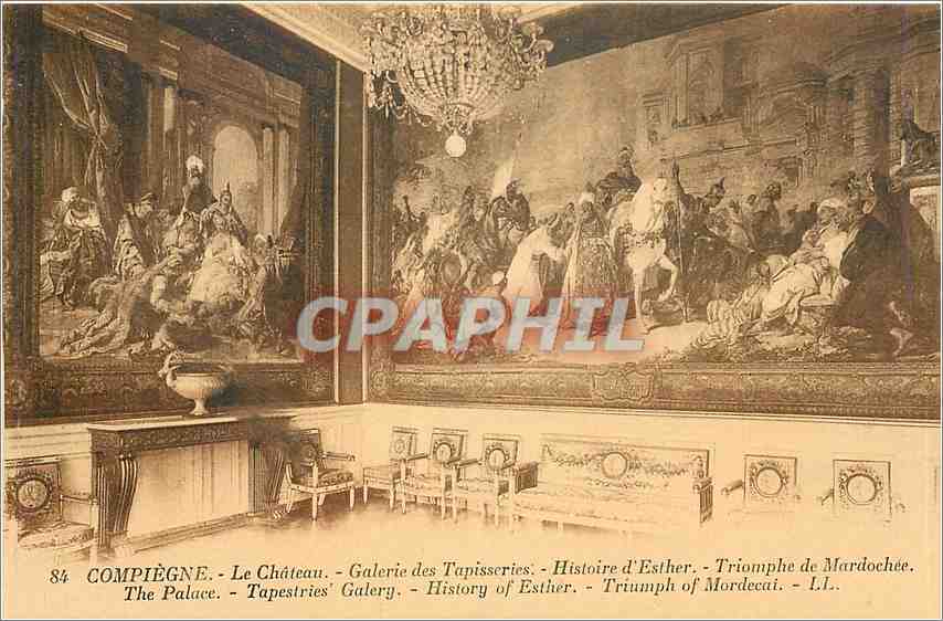 CPA Compiegne - Le Chateau - Galerie des Tapisseries