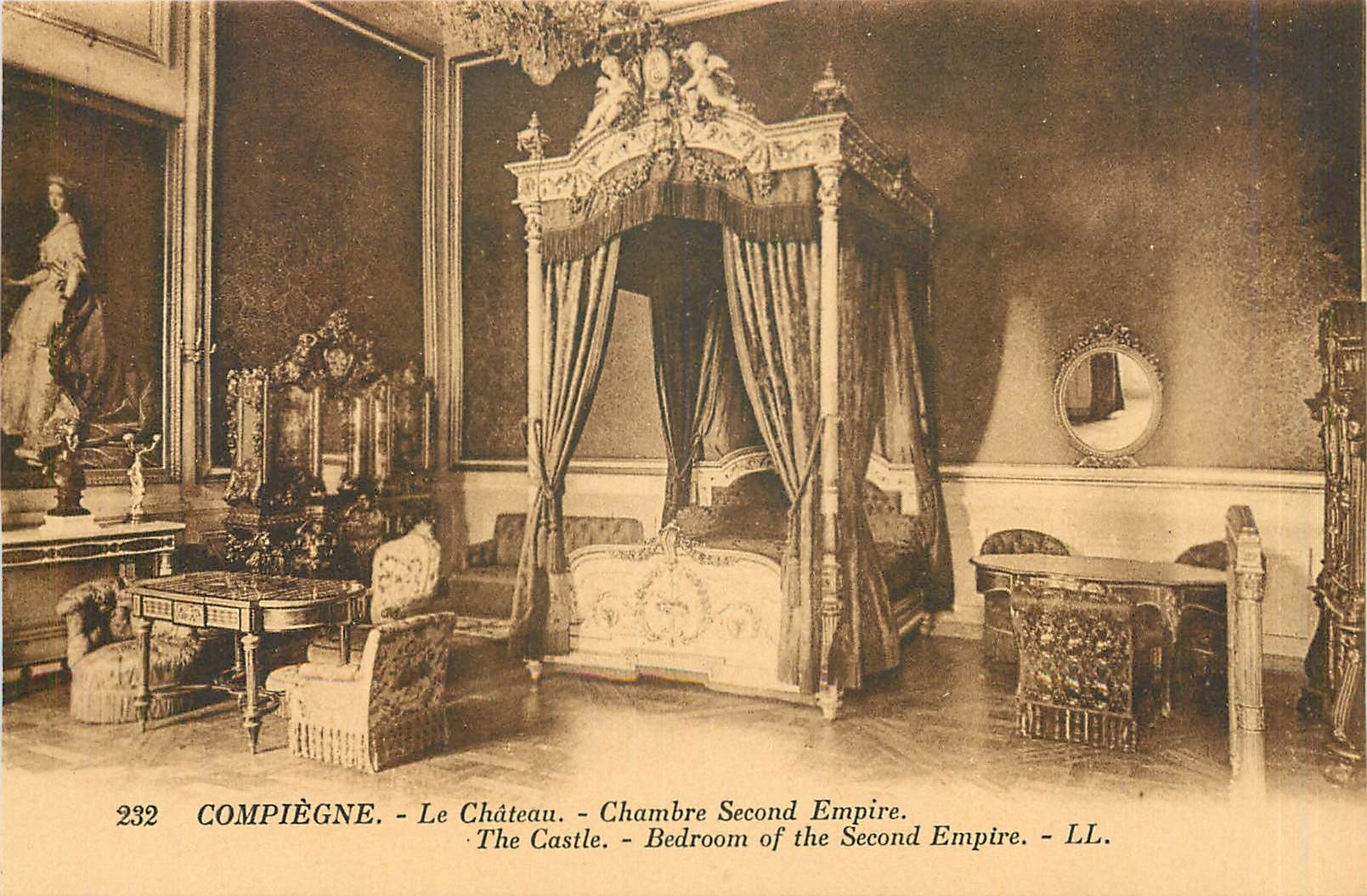 CPA Compiegne - Le Chateau - Chambre Second Empire