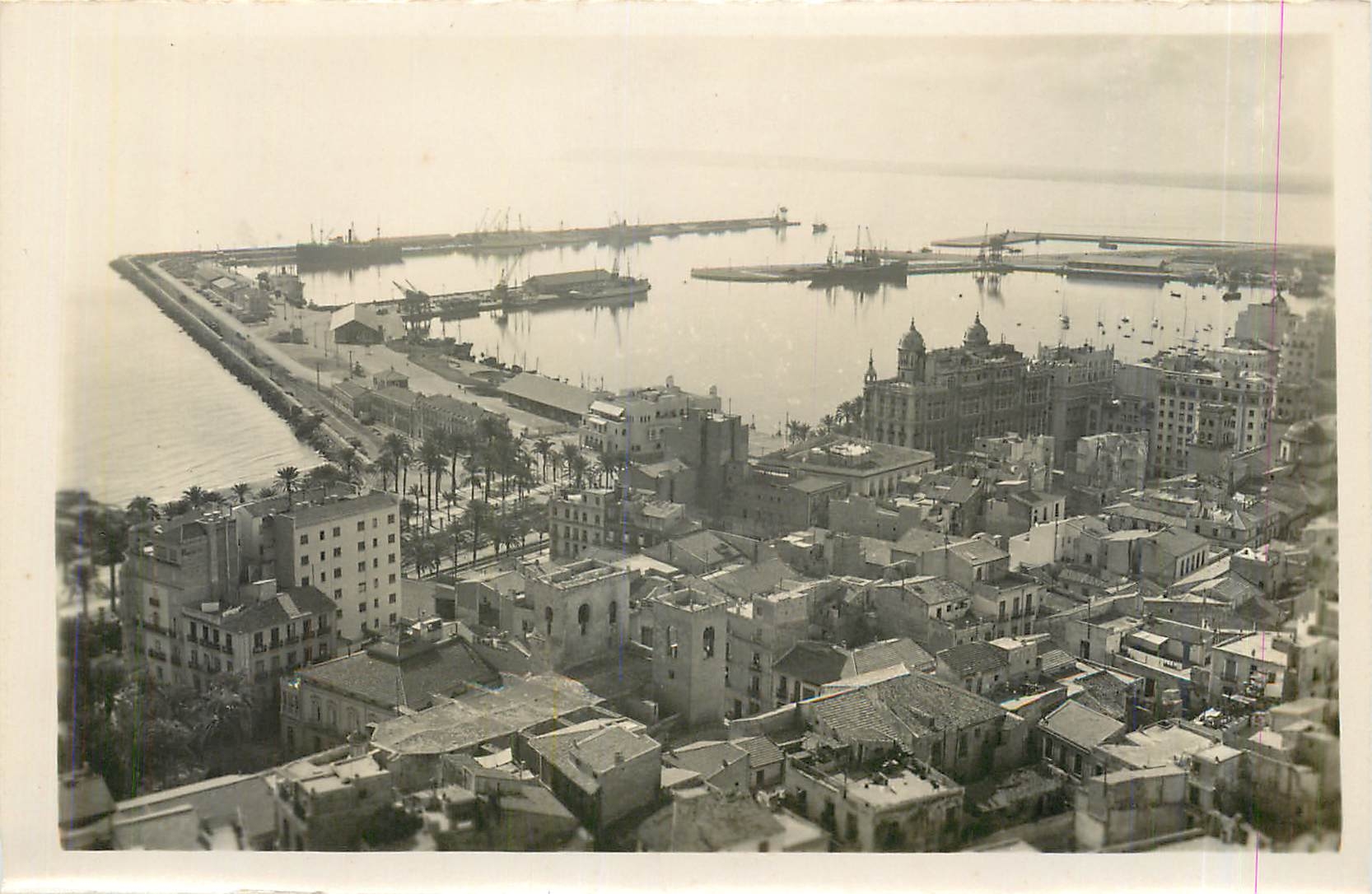 CPA Alicante: Vista general del Puerto