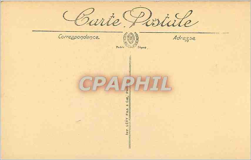 CPA Lyon - Ponts du Palais de Justice et le Tilsit et Coteau de Fourviere — Verso