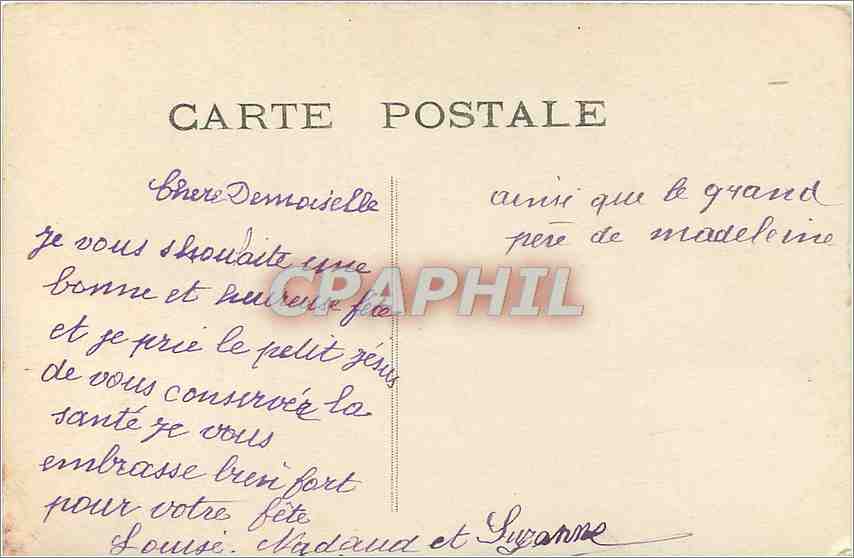 CPA Bonne Fete Enfant — Verso