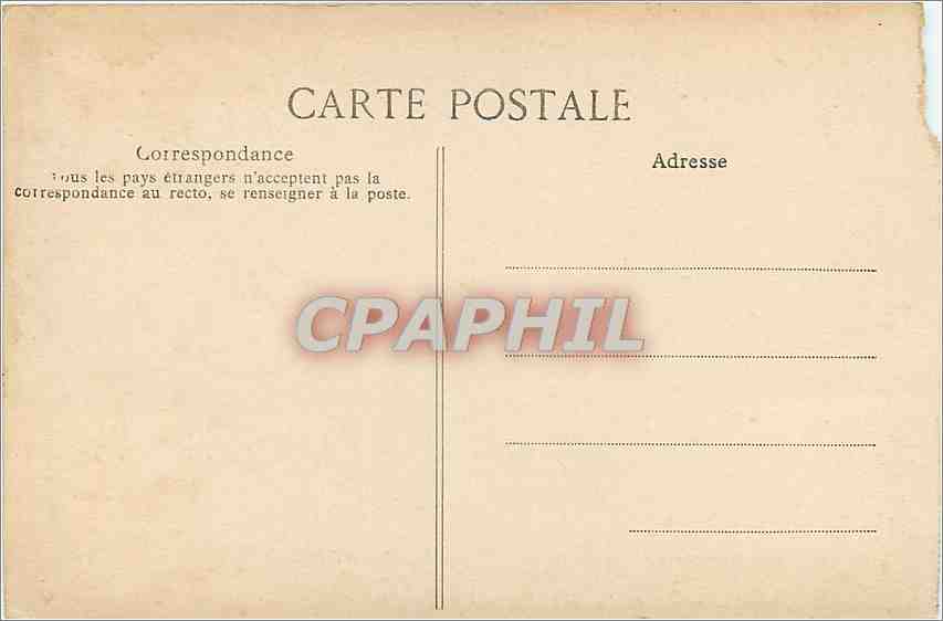 Le Tombeau de Châteaubriand à la Côte d'Émeraude — Saint-Malo — Éditeur E.D. n°2032 — Verso