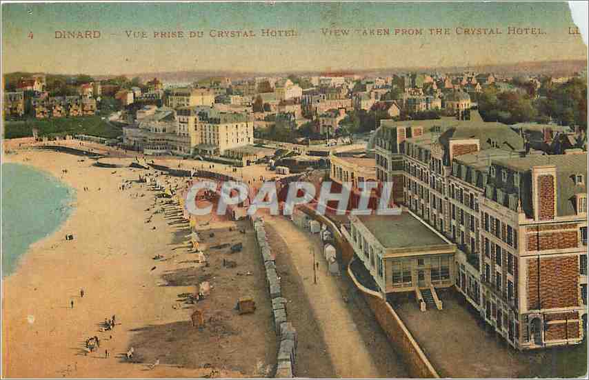 CPA Dinard - Vue prise du Crystal Hotel