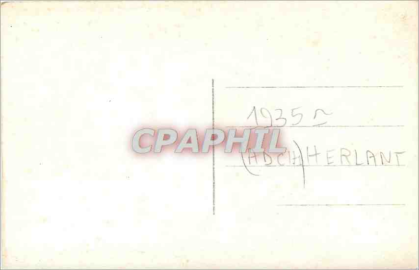 CARTE PHOTO Lourdes — Verso