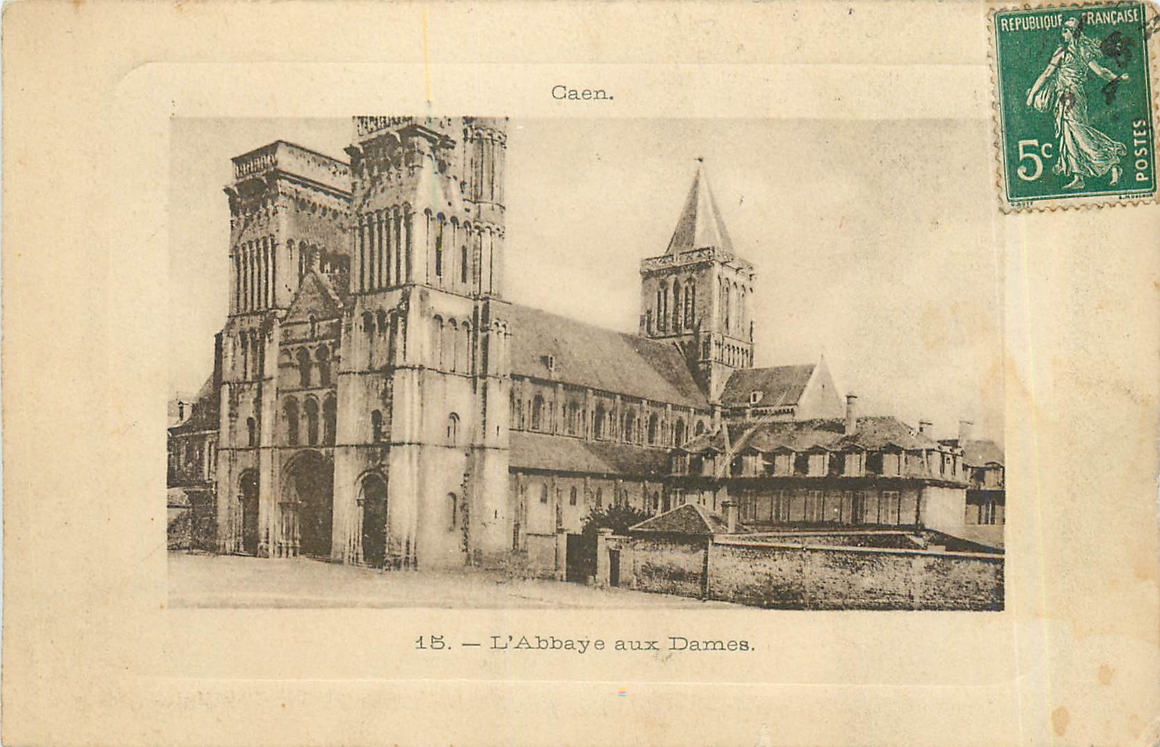 CPA Caen L'Abbaye aux Dames