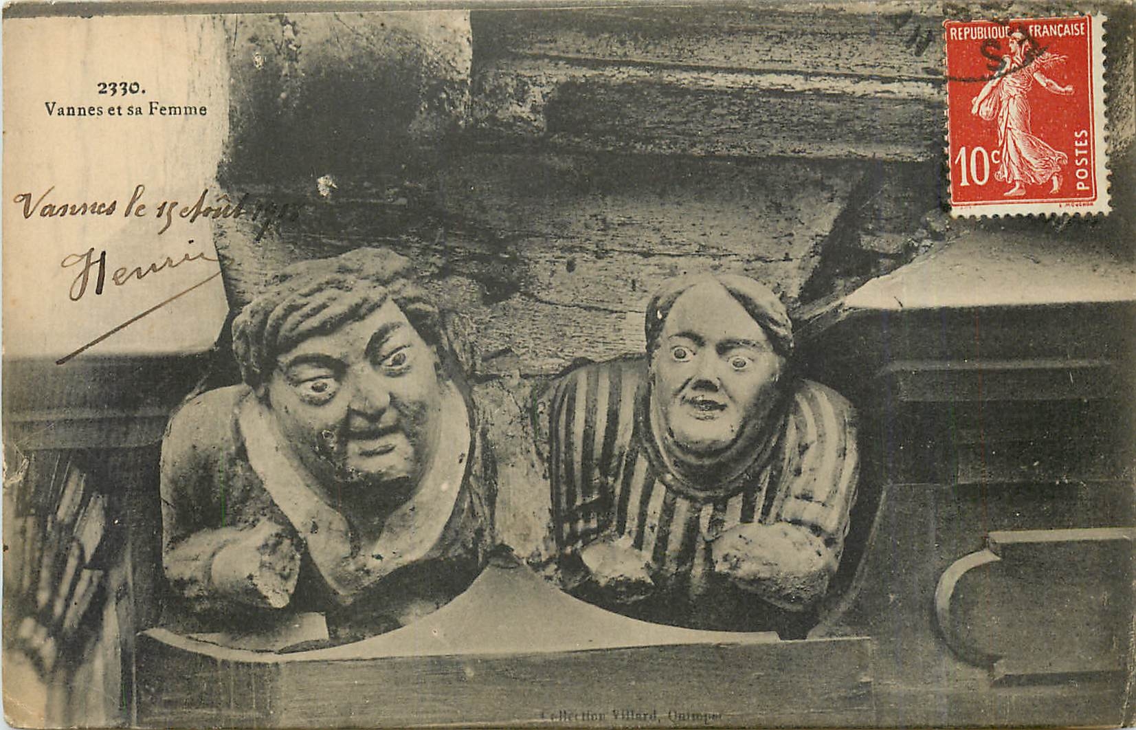 Vannes et sa Femme — Collection Villard, Quimper — n° 2330