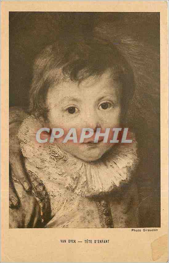 CPA Van Dyck - Tete d'enfant
