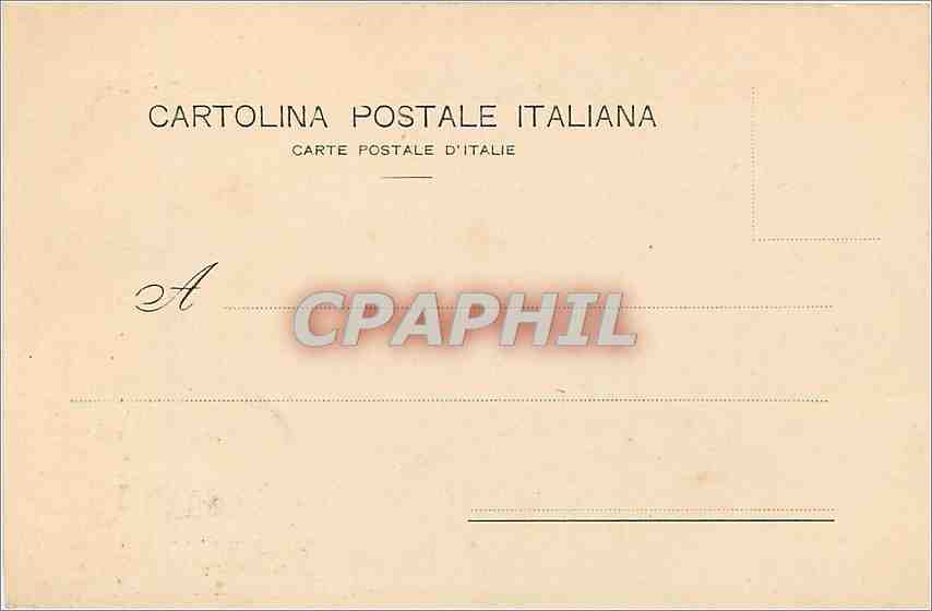 CPA Milano - Il Duomo — Rückseite